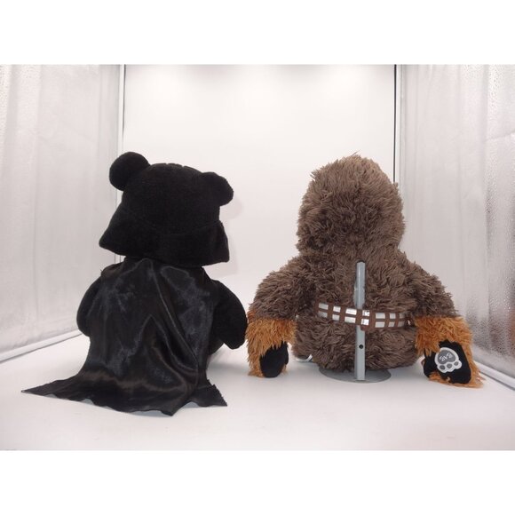 Build A Bear Star Wars Chewbacca Chewie Wookie 21" and Darth Vader - Picture 7 of 11